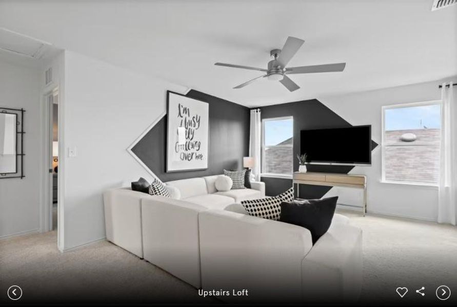 Interior photos- Photo of Centex model home with same floor plan, not of actual home listed.