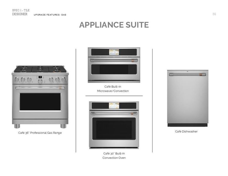 Classic Look Palette 6: Appliance Selection Sheet (*Artist rendering used for illustration purposes only.) Classic Look Palette 6: Appliance Selection Sheet (*Artist rendering used for illustration purposes only.)