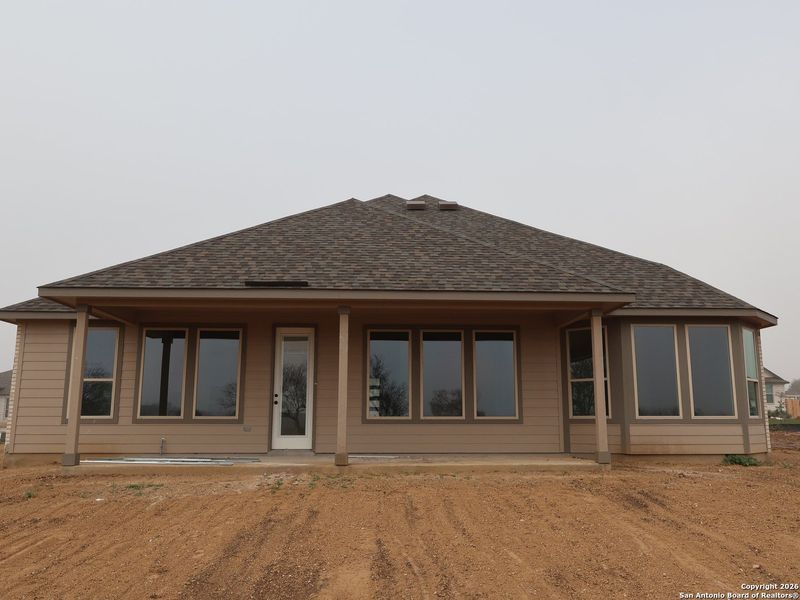 In-progress construction of a new home in Preserve at Annabelle Ranch, San Antonio, TX (Image 16).