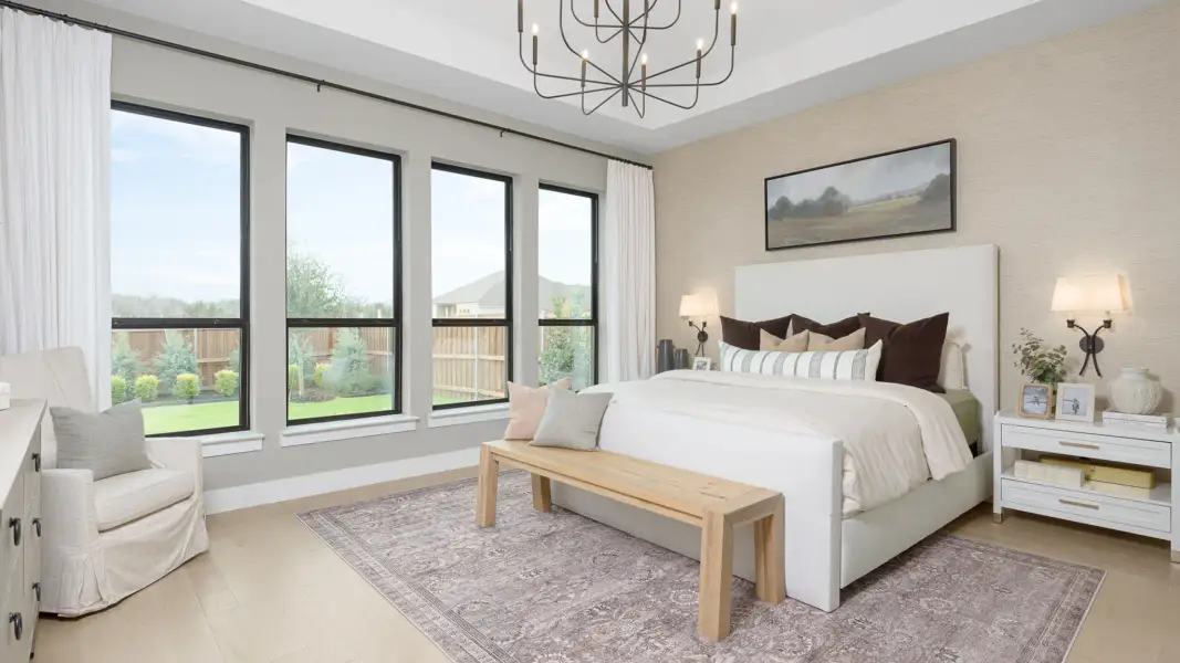 Furnished interior view inside a new home in Sonoma Verde, McLendon-Chisholm (Image 26).
