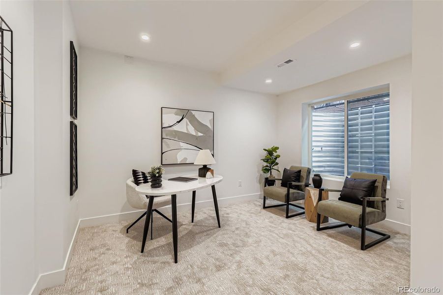 Furnished interior view inside a new home in , Denver (Image 18).