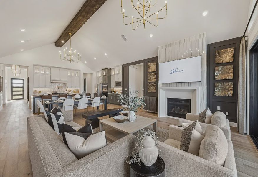 Plan 5039 Great Room - Staged - 8 of 21