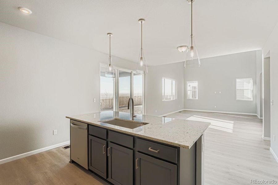 Furnished interior view inside a new home in Wolf Creek Run, Strasburg (Image 6).