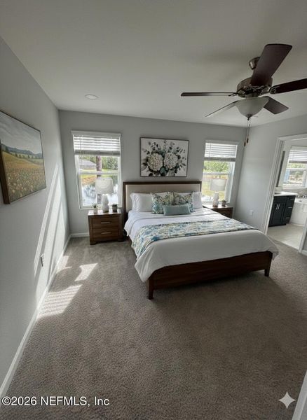 Furnished interior view inside a new home in , Jacksonville (Image 5).