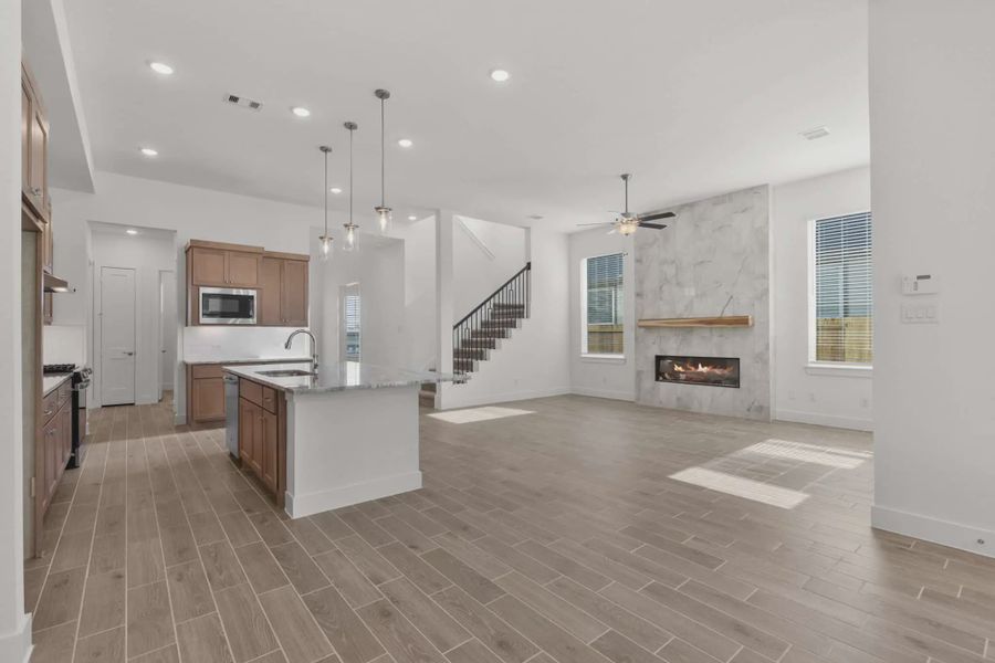 Image 80 representing the Sorenstam by Chesmar Homes in Riceland Alley Loads, Mont Belvieu, TX.