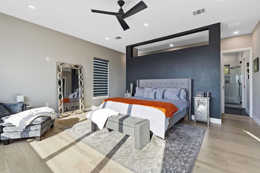 Furnished interior view inside a new home in , Volente (Image 16).