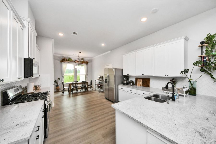 Furnished interior view inside a new home in Barton Place, Cleveland (Image 25).