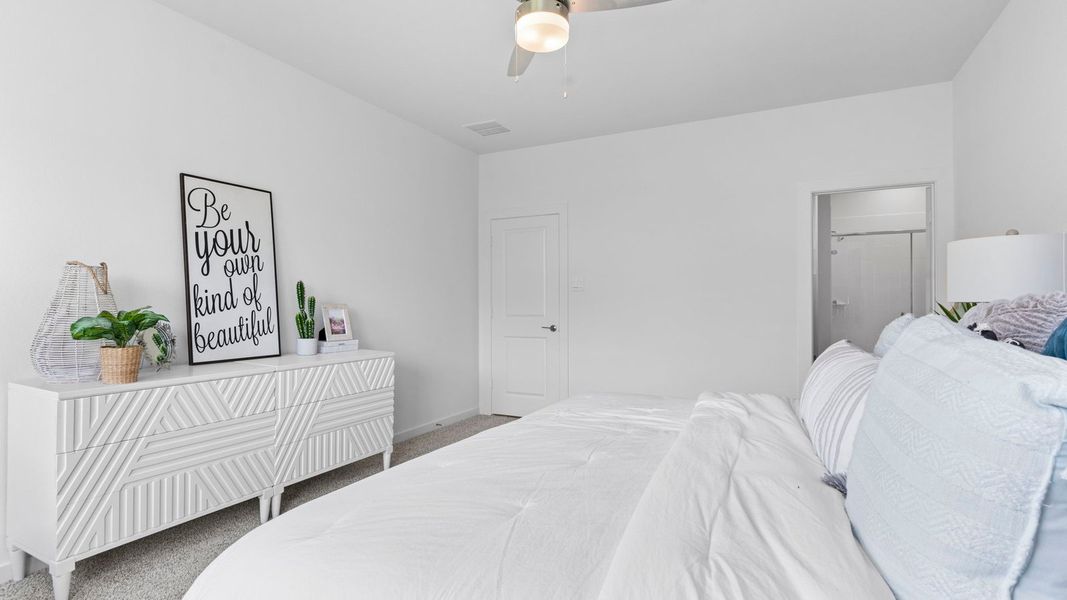 Furnished interior view inside a new home in Tamarron, Fulshear (Image 32).