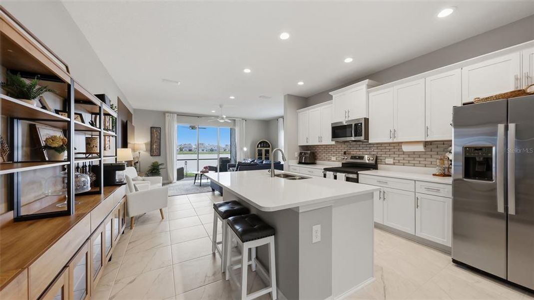 Furnished interior view inside a new home in , Sarasota (Image 7).