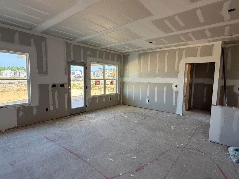 In-progress construction of a new home in The Point, Rolesville, NC (Image 13).