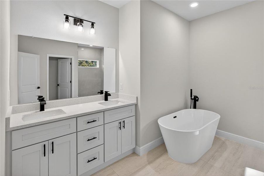 Furnished interior view inside a new home in , Dunnellon (Image 12).