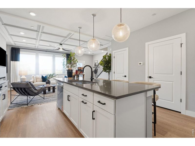 Furnished interior view inside a new home in , Fort Collins (Image 28).