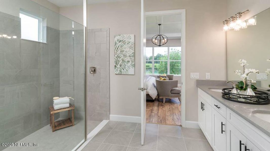 Furnished interior view inside a new home in Colbert Landings, Palm Coast (Image 9).