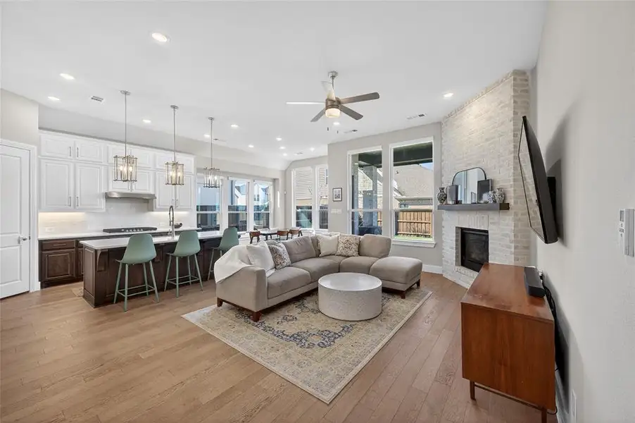 Furnished interior view inside a new home in Walsh: Artisan Series - 50' lots, Aledo (Image 6).