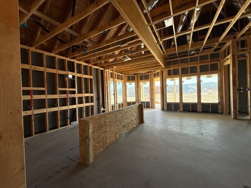 In-progress construction of a new home in Oak Grove Addition, Springtown, TX (Image 11).