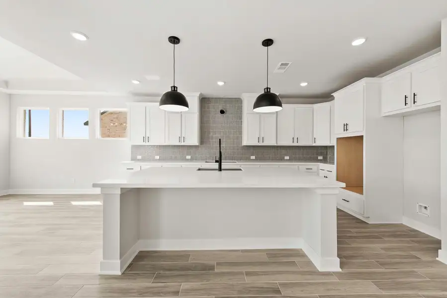 Furnished interior view inside a new home in Elyson - 60', Katy (Image 4). Furnished interior view inside a new home in Elyson - 60', Katy (Image 4).