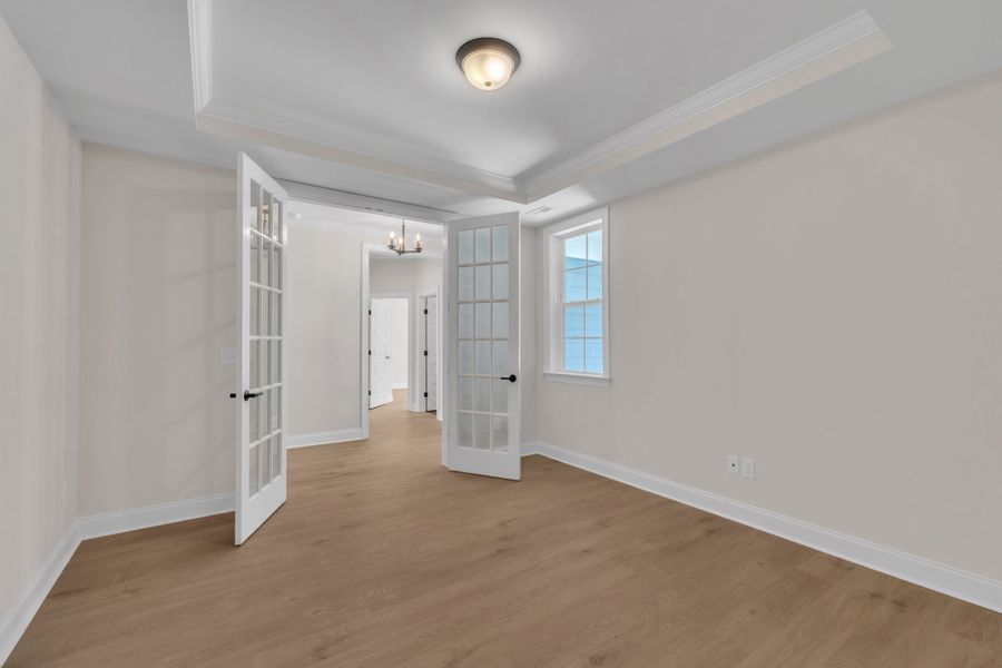 Representative unfurnished interior of a home built from the The Bradley by RobuckHomes in Baylee Ridge, Selma (Image 133). Representative unfurnished interior of a home built from the The Bradley by RobuckHomes in Baylee Ridge, Selma (Image 133).