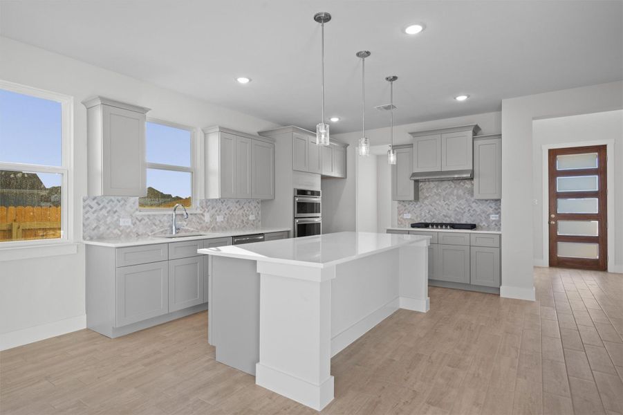 Furnished interior view inside a new home in Enclave at Cele, Pflugerville (Image 8).