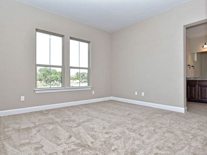 Representative unfurnished interior of a home built from the Catalina by Giddens Homes in Clearwater Ranch, Liberty Hill (Image 25).
