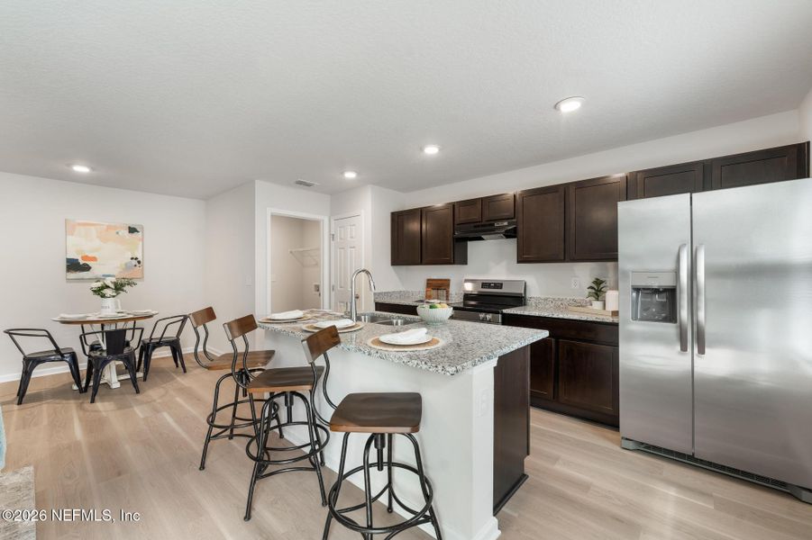 Furnished interior view inside a new home in , Jacksonville (Image 15).