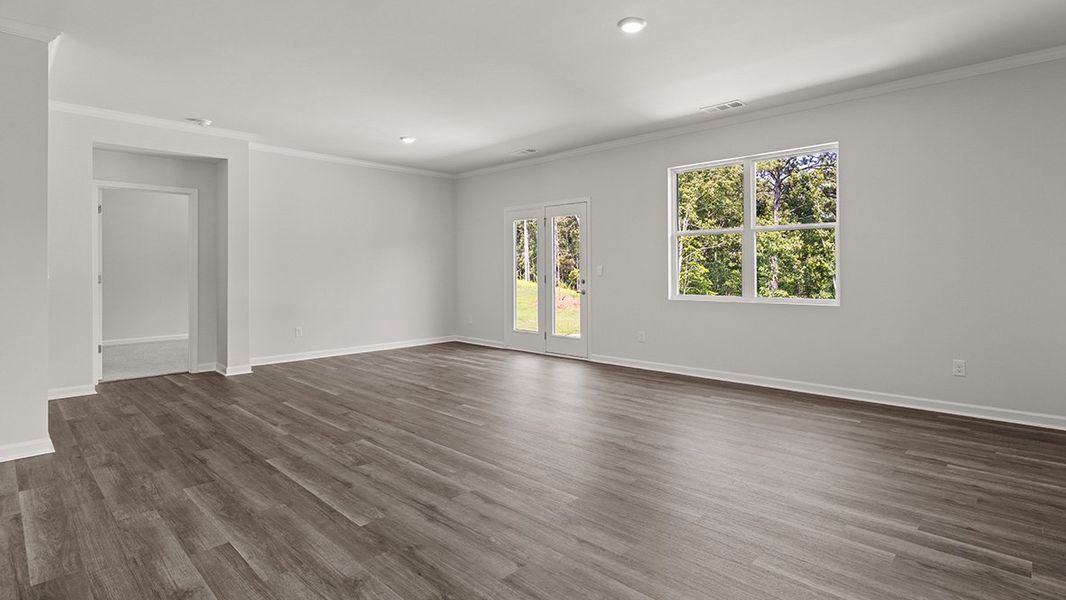 Spacious, unfurnished interior of a new home in South Wind, Union City (Image 16).