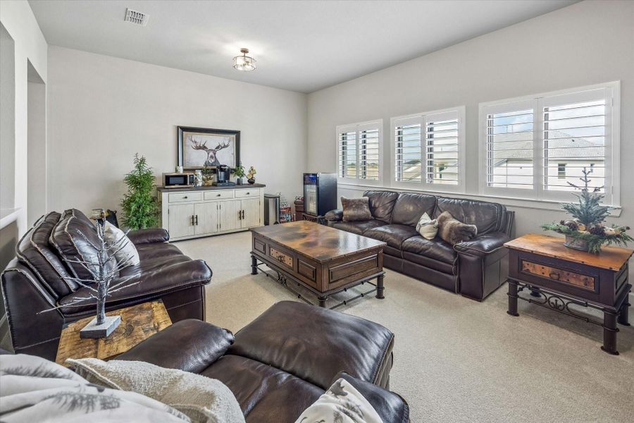 Furnished interior view inside a new home in Prairieland Village - Summit Collection, Cypress (Image 32).