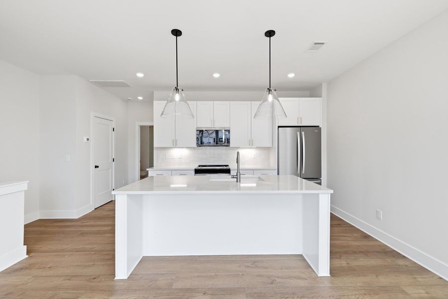 Furnished interior view inside a new home in BelleWether, Chattanooga (Image 5).
