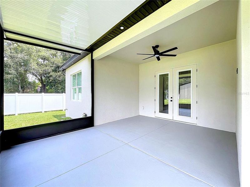 Exterior details and patio area of a home in , Lakeland (Image 4). Exterior details and patio area of a home in , Lakeland (Image 4).