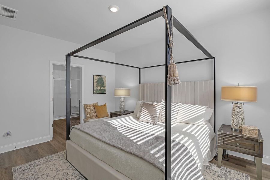 Furnished interior view inside a new home in Rivers Reach, Yemassee (Image 14). Furnished interior view inside a new home in Rivers Reach, Yemassee (Image 14).