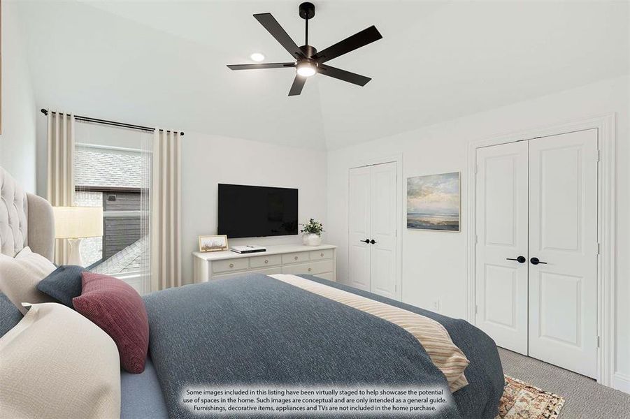 Furnished interior view inside a new home in Mosaic, Celina (Image 12).