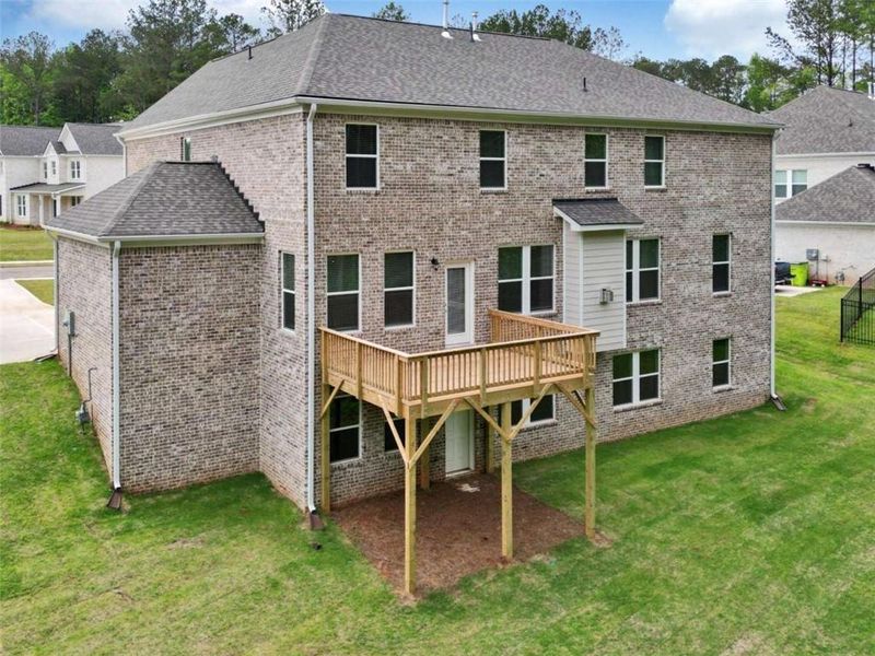 Exterior details and patio area of a home in , McDonough (Image 2).
