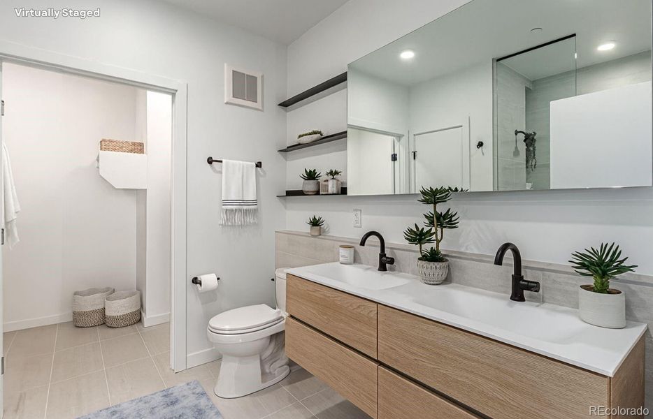 Furnished interior view inside a new home in , Denver (Image 11).