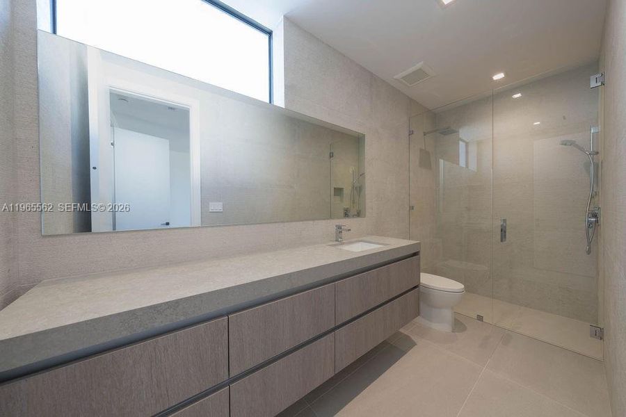 Furnished interior view inside a new home in , Miami (Image 9).