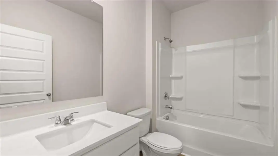 Furnished interior view inside a new home in Oakchase at Hampton, Hampton (Image 13). Furnished interior view inside a new home in Oakchase at Hampton, Hampton (Image 13).