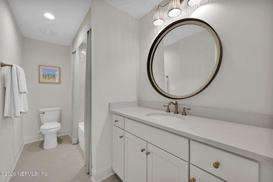 Furnished interior view inside a new home in Mariposa at EverRange 40' Series, Jacksonville (Image 34).