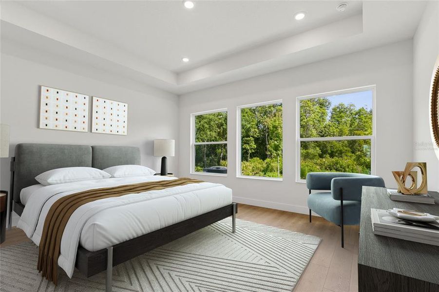 Furnished interior view inside a new home in Chapel Crossings – Classic Series, Wesley Chapel (Image 5).