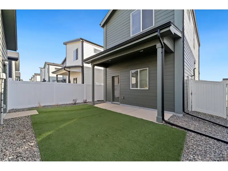 Exterior details and patio area of a home in Liberty Draw, Evans (Image 2). Exterior details and patio area of a home in Liberty Draw, Evans (Image 2).