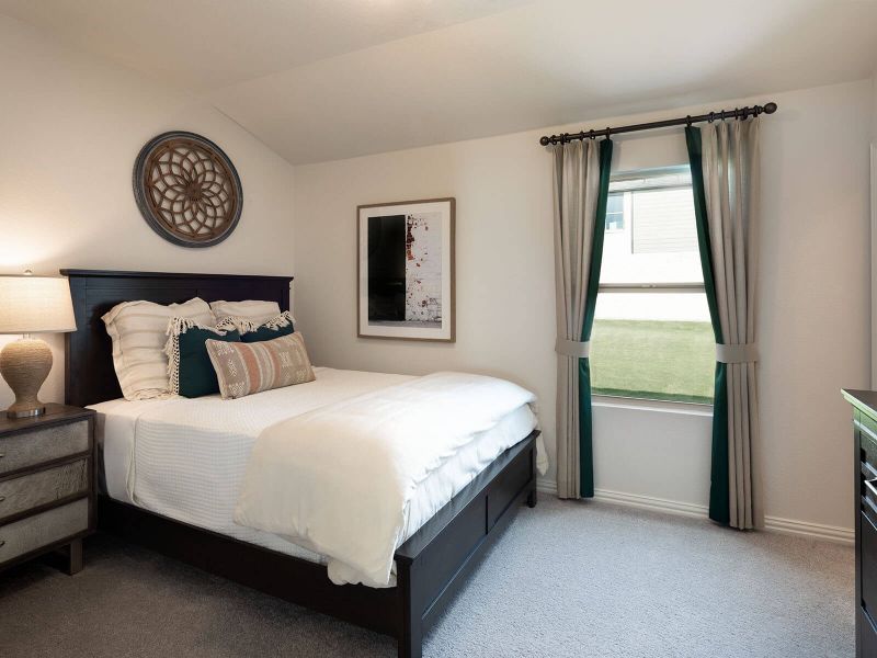 Host friends and family members with this spacious guest suite.