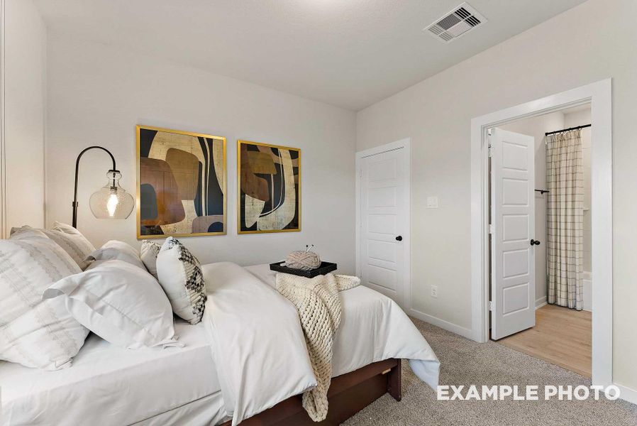 Furnished interior view inside a new home in Sundance Cove, Crosby (Image 22).