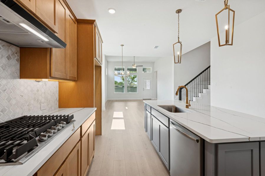 Furnished interior view inside a new home in Pomona - Reserve Collection, Manvel (Image 7).