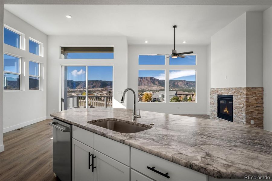 Furnished interior view inside a new home in Cloverleaf - Pinnacle Collection, Monument (Image 12). Furnished interior view inside a new home in Cloverleaf - Pinnacle Collection, Monument (Image 12).