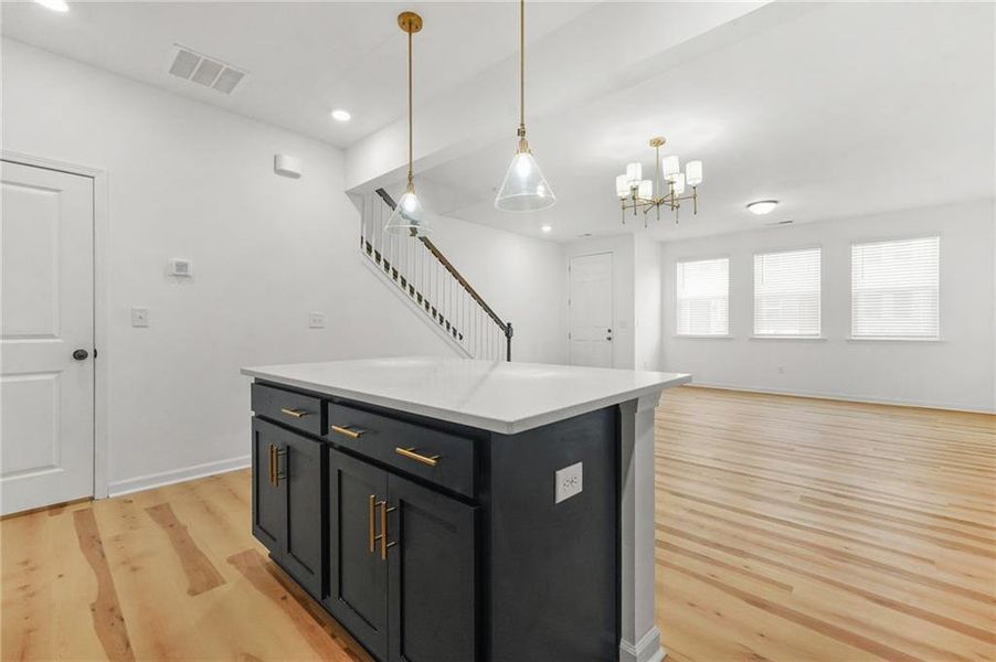 Furnished interior view inside a new home in , Atlanta (Image 10).