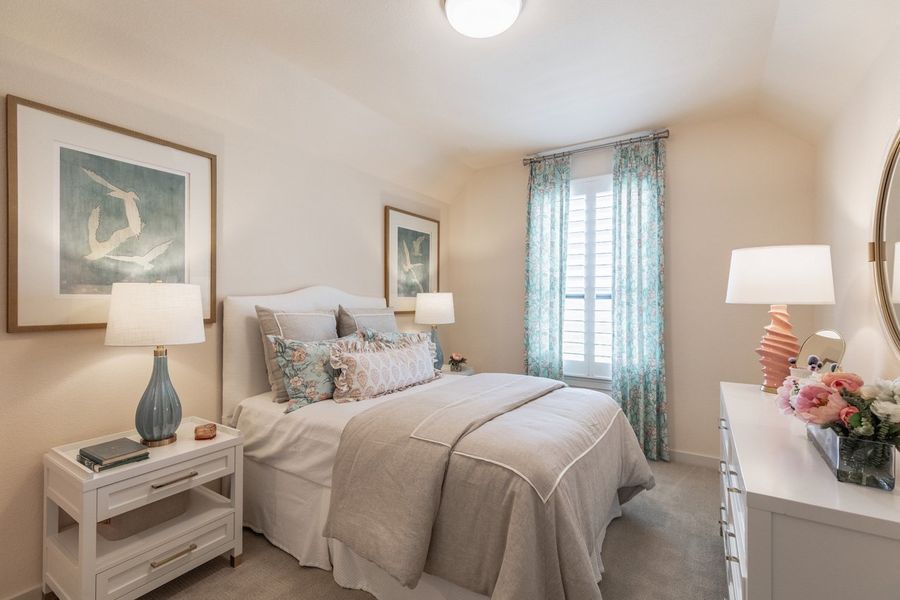 Representative Secondary Bedroom - some options shown