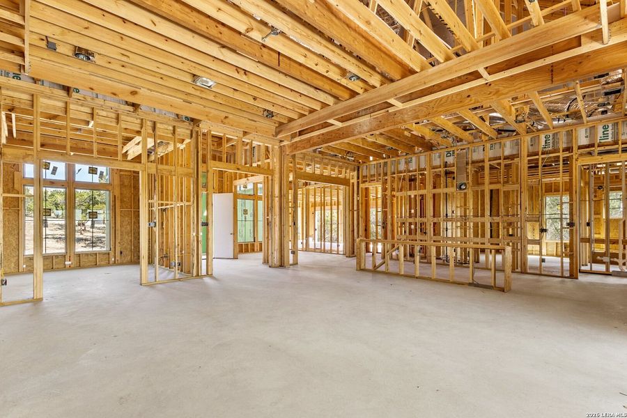 In-progress construction of a new home in , Canyon Lake, TX (Image 10).