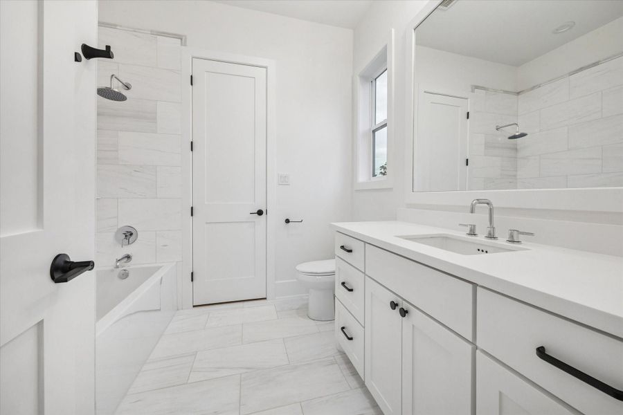 Furnished interior view inside a new home in , Houston (Image 8).