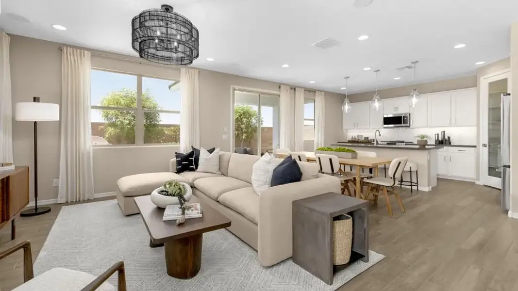 Furnished interior view inside a new home in Artisan at Asante, Surprise (Image 6).