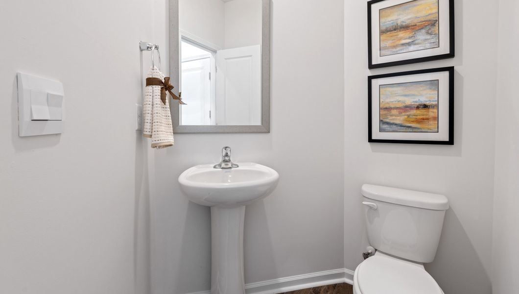 Furnished interior view inside a new home in Tanglewood Townes, Greenville (Image 5).