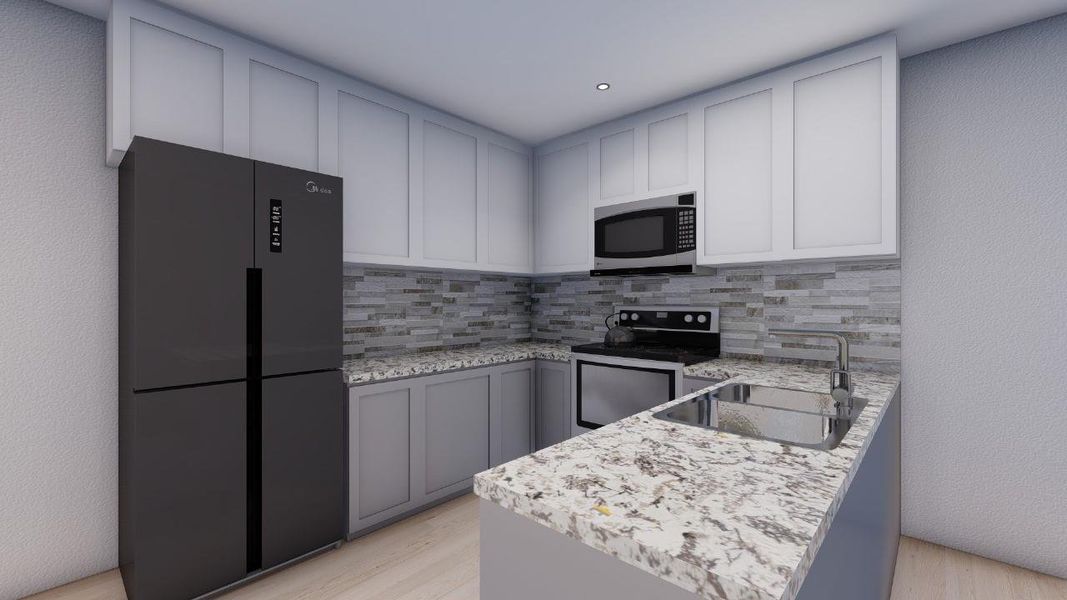 Furnished interior view inside a new home in , Cleveland (Image 7). Furnished interior view inside a new home in , Cleveland (Image 7).