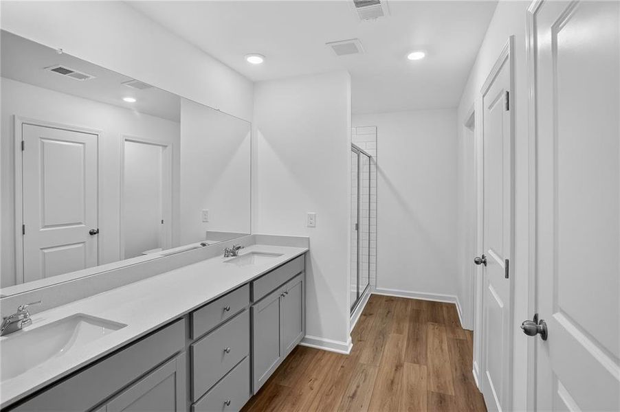 Furnished interior view inside a new home in Towns at Ivy Creek, Buford (Image 5).