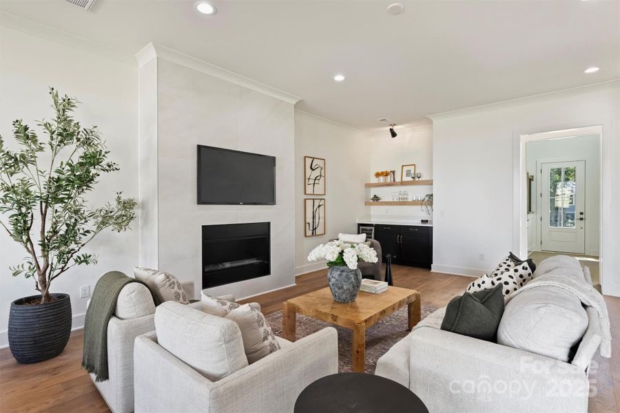 Furnished interior view inside a new home in , Charlotte (Image 25).